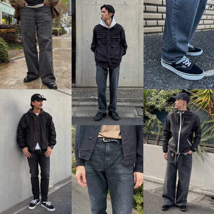 ブラックジーンズSNAP