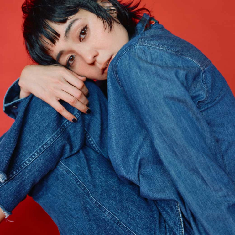 加藤かすみ×YANUK ローライズストレート